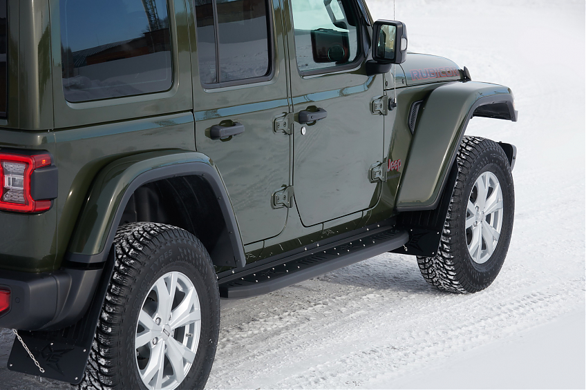 Пороги силовые BMS PRO-Line для Jeep Wrangler JL 2018-2024 (комплект)