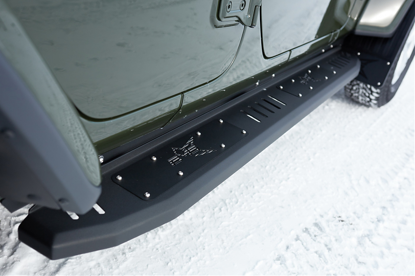 Пороги силовые BMS PRO-Line для Jeep Wrangler JL 2018-2024 (комплект)