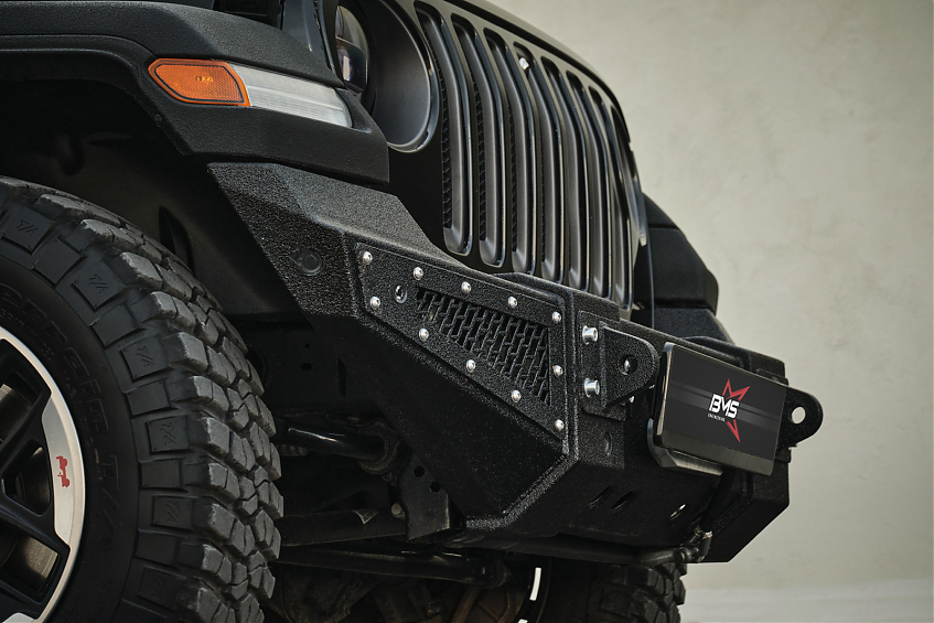 Бампер силовой передний BMS PRO-Line для Jeep Wrangler JL \ Gladiator JT 2018-2024