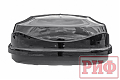 Автобокс на крышу РИФ Курорт 450 л черный глянец, двусторонний