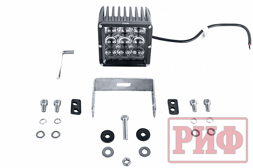 Светодиодная фара рабочего света РИФ 99 мм 27W