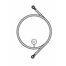 Провод минусовой черный для лебедки Ramsey Провод минусовой черный для лебедки Ramsey