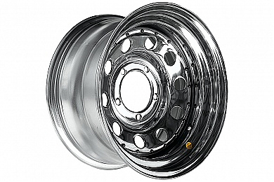 Диск УАЗ стальной хромированный 5x139,7 8xR16 d110 ET-19