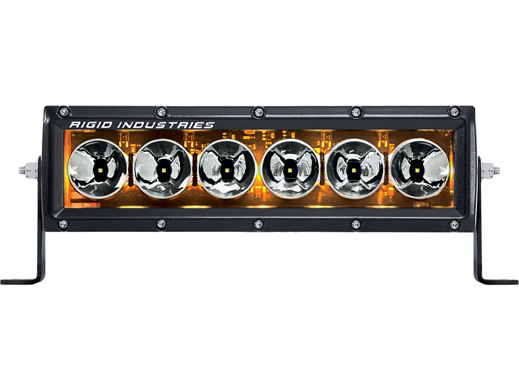 Светодиодная балка 10″ Rigid Radiance Plus cерия (6 Светодиодов) Янтарная подсветка