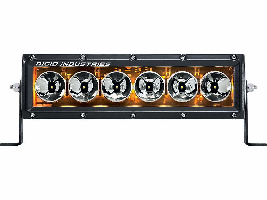 Светодиодная балка 10″ Rigid Radiance Plus cерия (6 Светодиодов) Янтарная подсветка