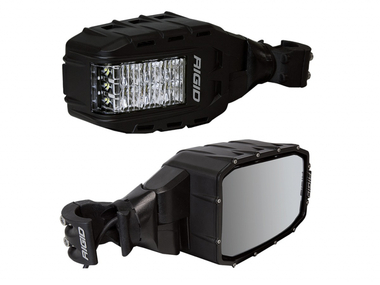 RIGID Reflect — зеркала заднего вида для UTV с встроенными LED фарами и указателями поворотов
