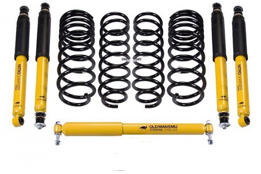 Лифт-комплект OME +30-55 мм. Land Rover Defender 90 с амортизаторами шток-шток и демпфером
