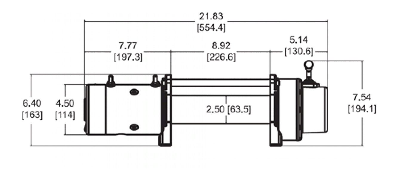Лебедка автомобильная электрическая WARN XDC-s 9,5 CE 12V Синтетический трос