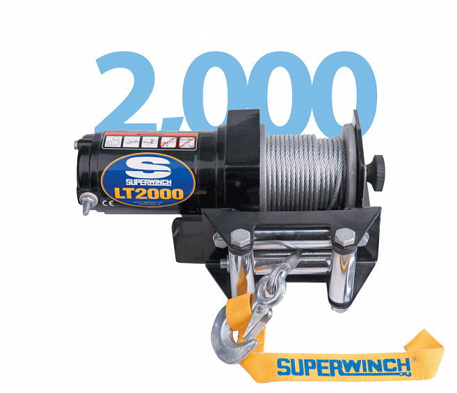 Лебедка электрическая для квадроцикла Superwinch LT-2000 с пультом на руле