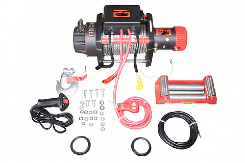 Лебёдка индустриальная электрическая redBTR серия MISSION SOS 17,0 (24В)