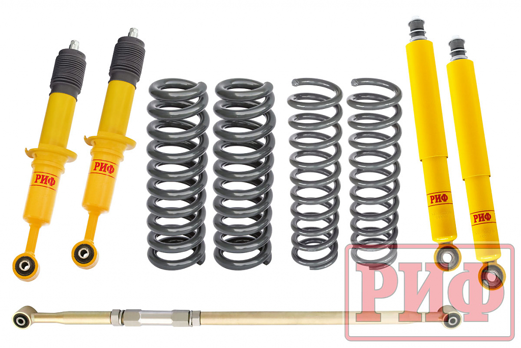 Лифт-комплект РИФ Toyota Fortuner 2015+ лифт 40 мм средний (дизель), жесткий (бензин)