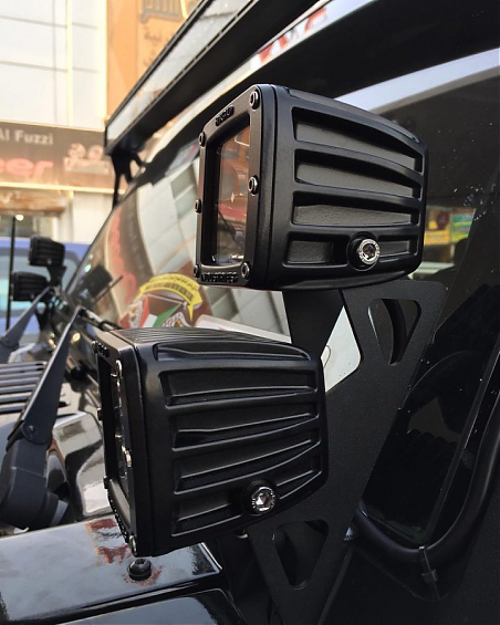 Светодиодная фара Rigid D-серия PRO (6 светодиодов) - Водительский свет (пара) Подходят для бамперов Rival