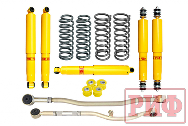 Лифт-комплект РИФ Nissan Patrol Y61 2000+ лифт 100 мм (левый руль)