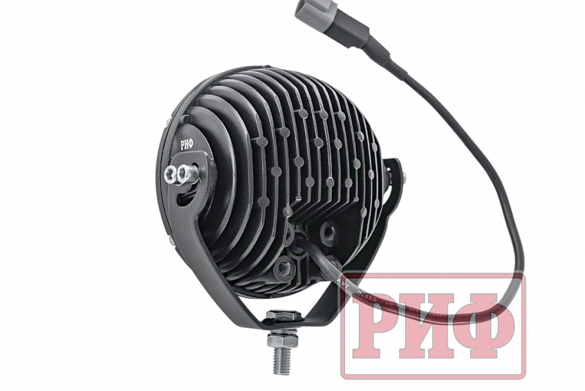 Светодиодная фара водительского света РИФ 127 мм 60W