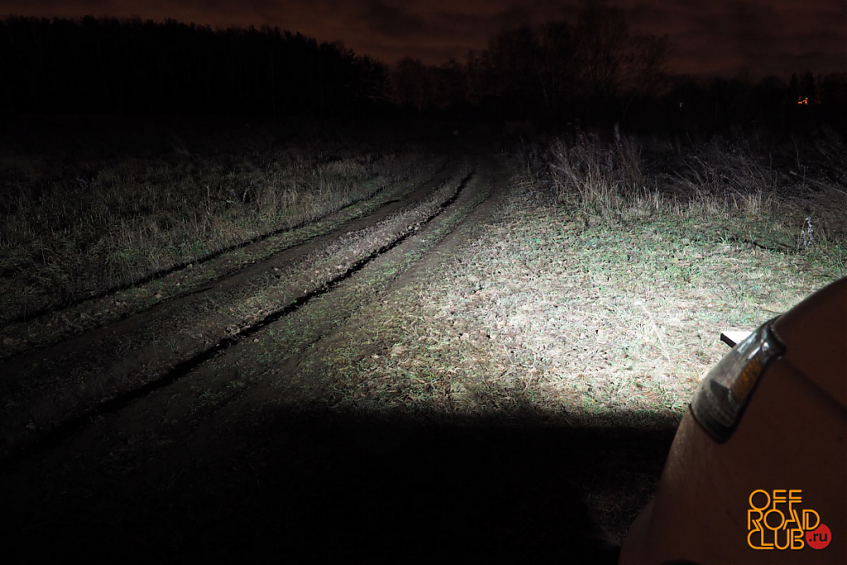 Светодиодная фара водительского света РИФ 110 мм 24W LED