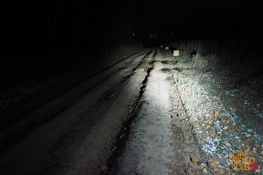 Светодиодная фара водительского света РИФ 127 мм 20W LED