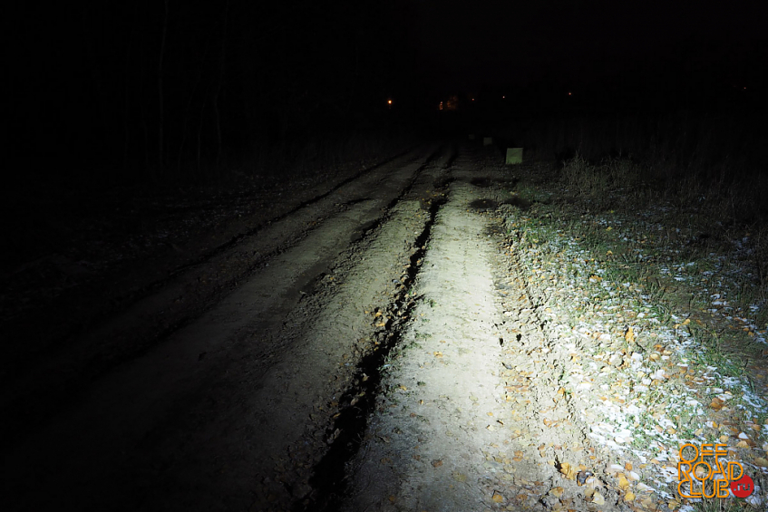 Компактная светодиодная фара водительского света РИФ 51 мм 10W LED