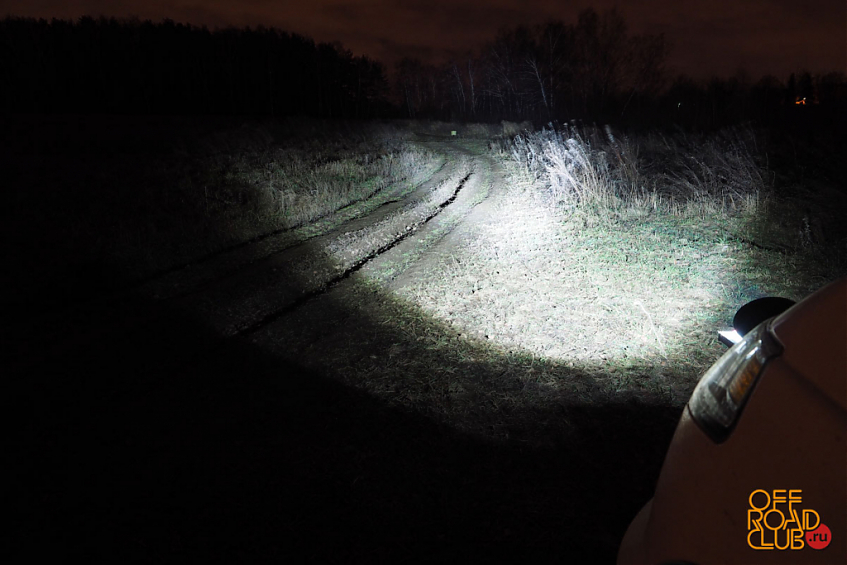 Светодиодная фара дальнего света РИФ 176х159х76 мм 36W LED