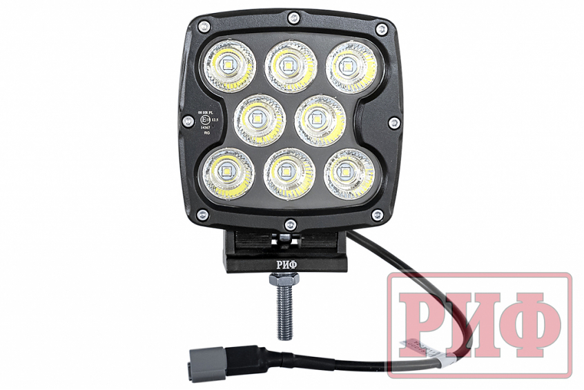 Светодиодная фара водительского света РИФ 130 мм 80W