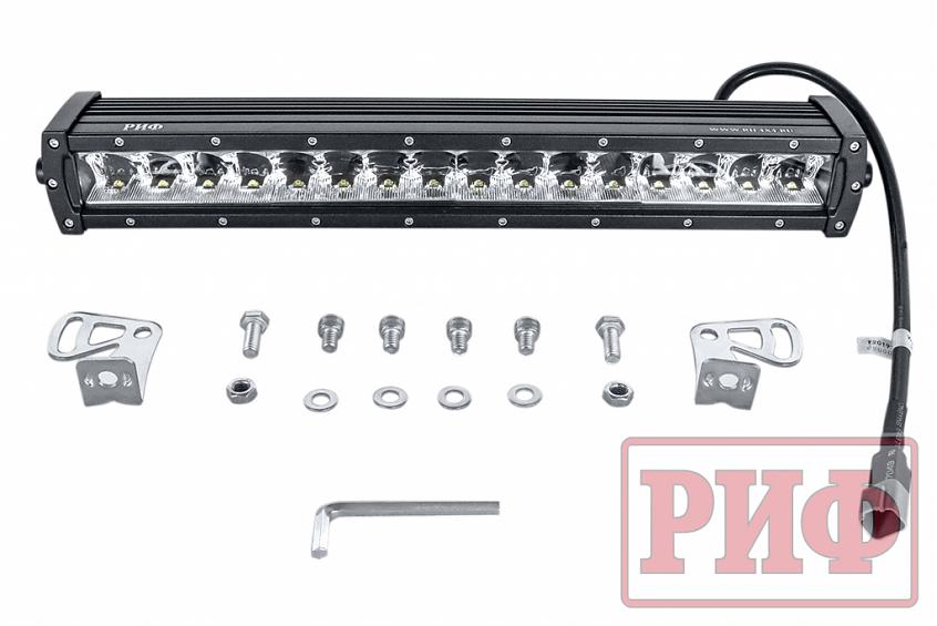 Светодиодная балка / фара комбинированного света РИФ 466 мм 160W
