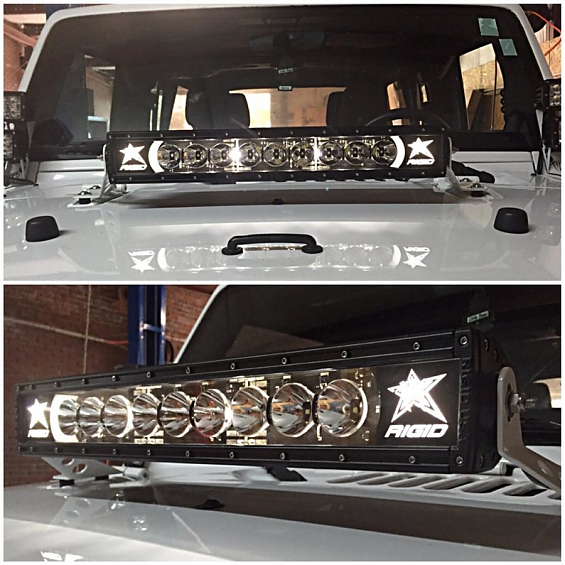 Светодиодная балка 10″ Rigid Radiance Plus cерия  (6 Светодиодов) Белая подсветка