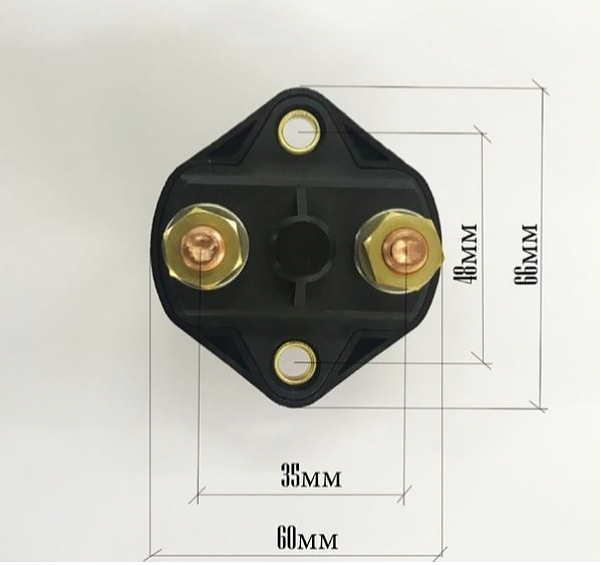Выключатель массы/плюса лебедки 12V