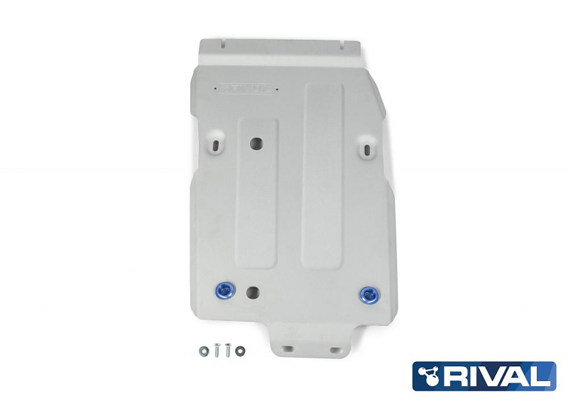 Защита алюминиевая Rival для КПП и РК Jeep Wrangler JL 2018+