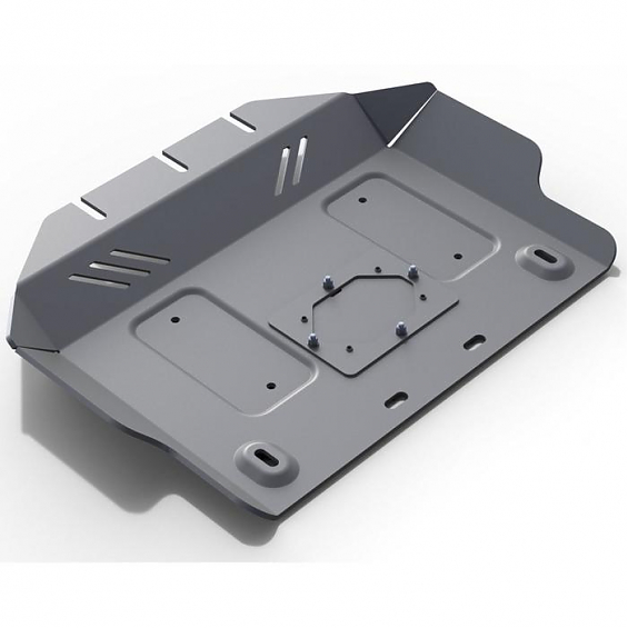 Защита алюминиевая Rival для картера Toyota FJ Cruiser 2006+ , Prado 150 2009+  часть 1