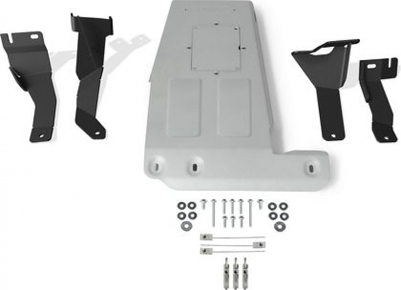 Защита алюминиевая Rival для картера Jeep Wrangler IV JL 2018+