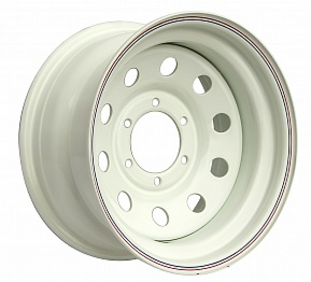 Диск Ниссан Навара D40 2.5TD стальной белый 6x114,3 8xR16 d66 ET+25