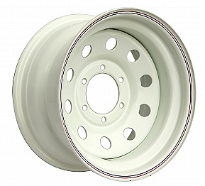 Диск Ниссан Навара D40 2.5TD стальной белый 6x114,3 8xR16 d66 ET+25