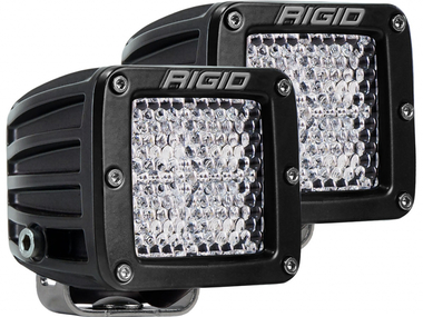 Светодиодные фары Rigid D-серия PRO (4 светодиода) - Рабочий свет (пара)