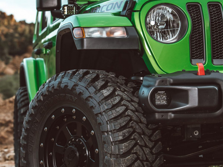 JEEP Wrangler JL Крепление фар D серии в отверстия для ПТФ бампера