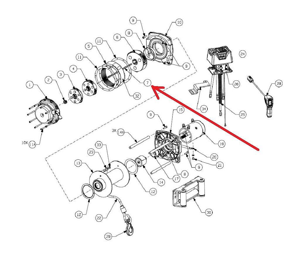 вал Warn M12000 and M15000