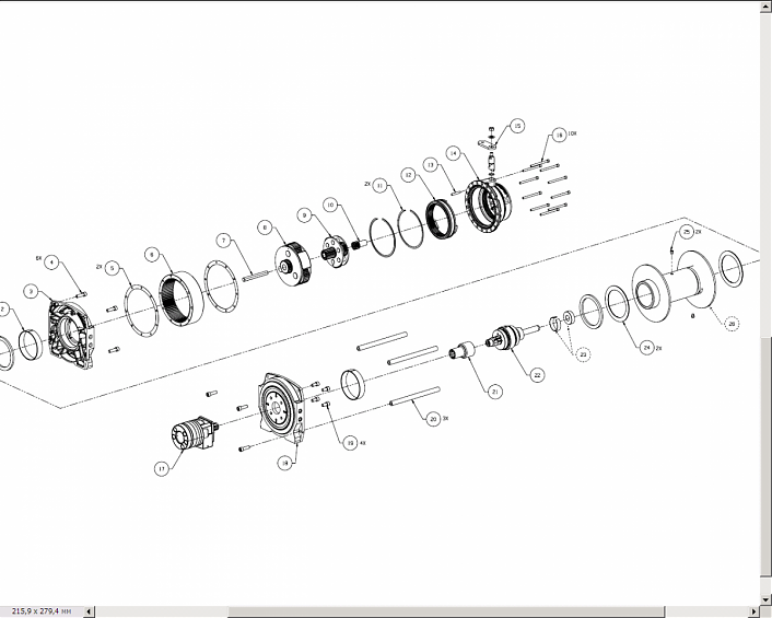 Дисковый тормоз для индустриальный лебедки Warn Series 9 Industrial