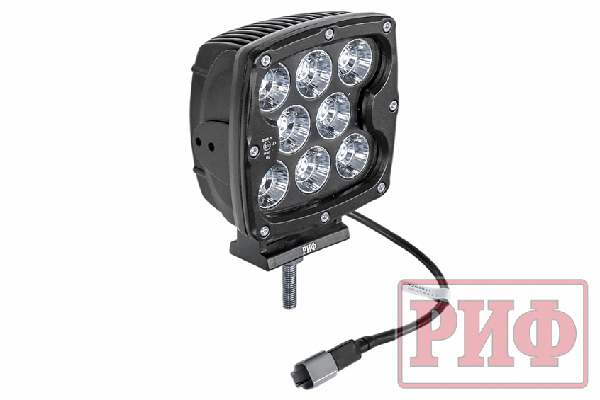 Светодиодная фара водительского света РИФ 130 мм 80W