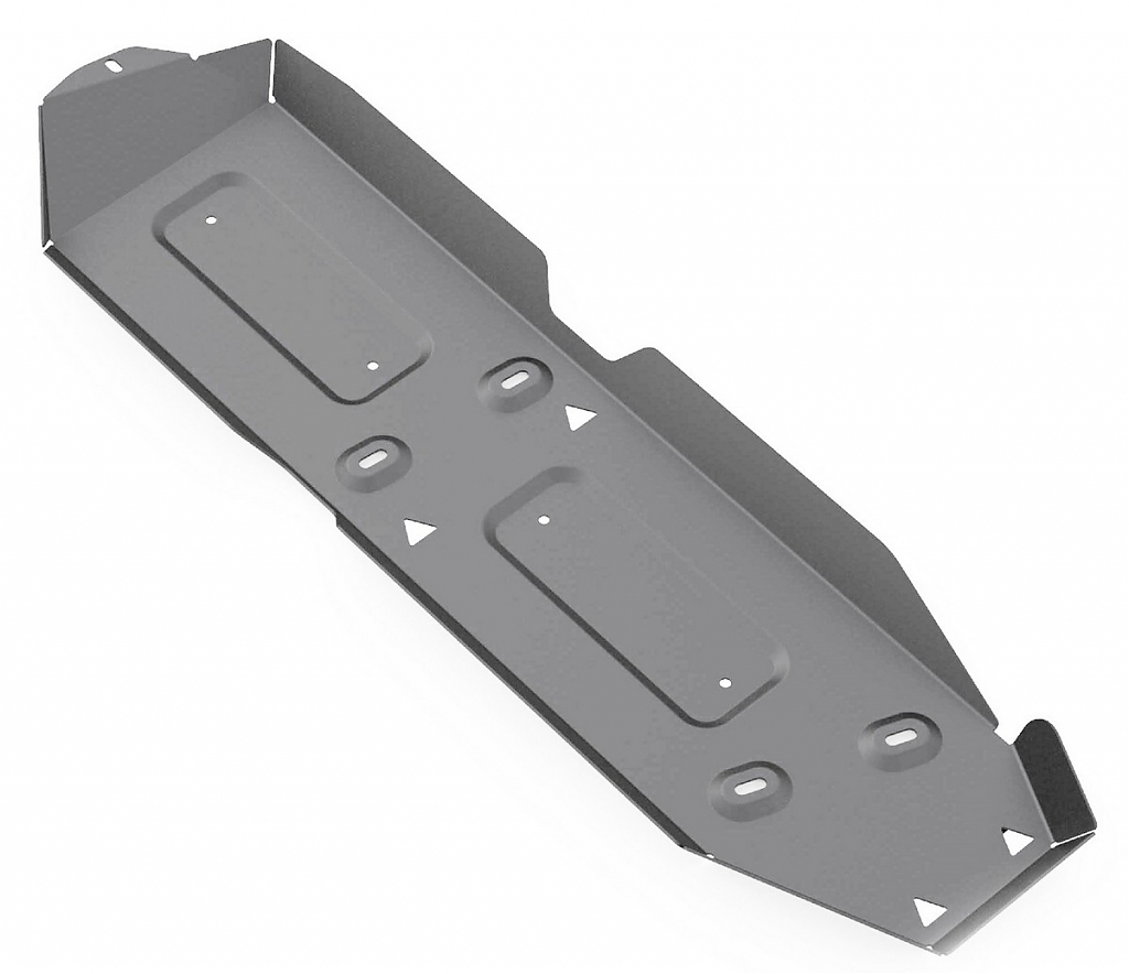 Защита алюминиевая Rival для топливного бака Volkswagen Amarok 2010-2019.