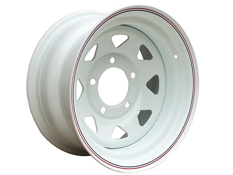 Диск УАЗ стальной белый 5x139,7 8xR16 d110 ET-25 (треуг.)