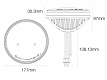 Фара головного света Truck-lite 7 дюймов ECE-сертификация (1 шт.) Для мотоциклов и Внедорожников