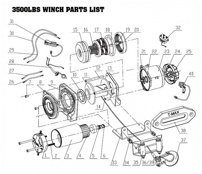 Внутренняя шестерня ATW-3500