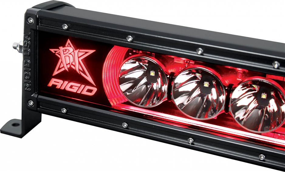 Светодиодная балка 50″ Rigid Radiance Plus cерия (27 Светодиодов) Янтарная подсветка