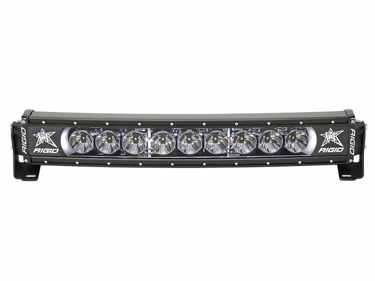 Светодиодная балка 20″ Rigid Radiance Curved cерия  (9 Светодиодов) Белая подсветка