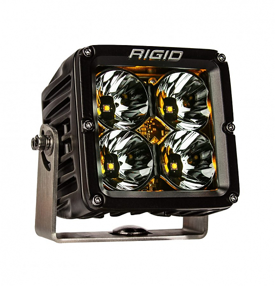 Светодиодные фары Rigid Radiance POD XL (4 светодиода) – Янтарная подсветка (пара)