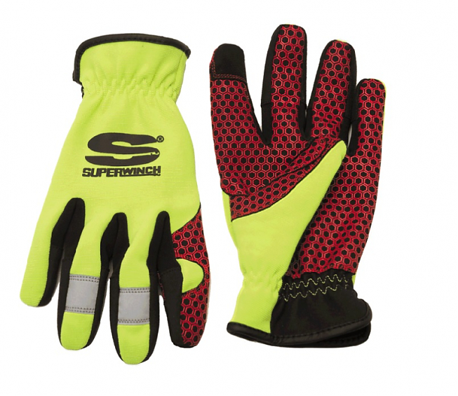 Перчатки Superwinch зеленые M\L\XL