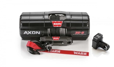 Лебедка электрическая для квадроцикла WARN AXON 35-S синтетический трос