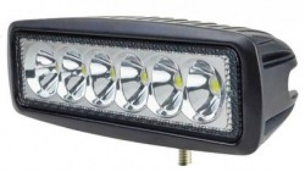 Светодиодная фара дальнего света РИФ 153 мм 18W LED