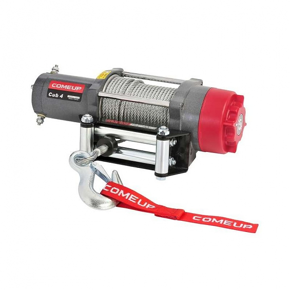Лебедка электрическая для квадроцикла (ATV / UTV) СomeUP Cub 4 12V (EAC) стальной трос