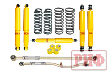 Лифт-комплект РИФ Nissan Patrol Y60 и Y61 до 2000 года лифт 100 мм (левый руль)