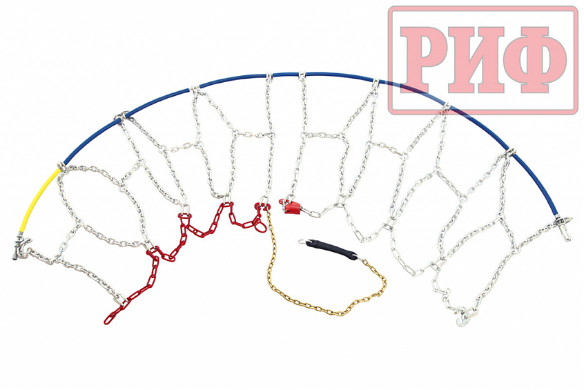 Цепи противоскольжения РИФ 4х4 соты 16 мм, 205/70R16, 215/75R15, 225/70R15, 215/65R16, 225/60R16 (к-т 2 шт.)