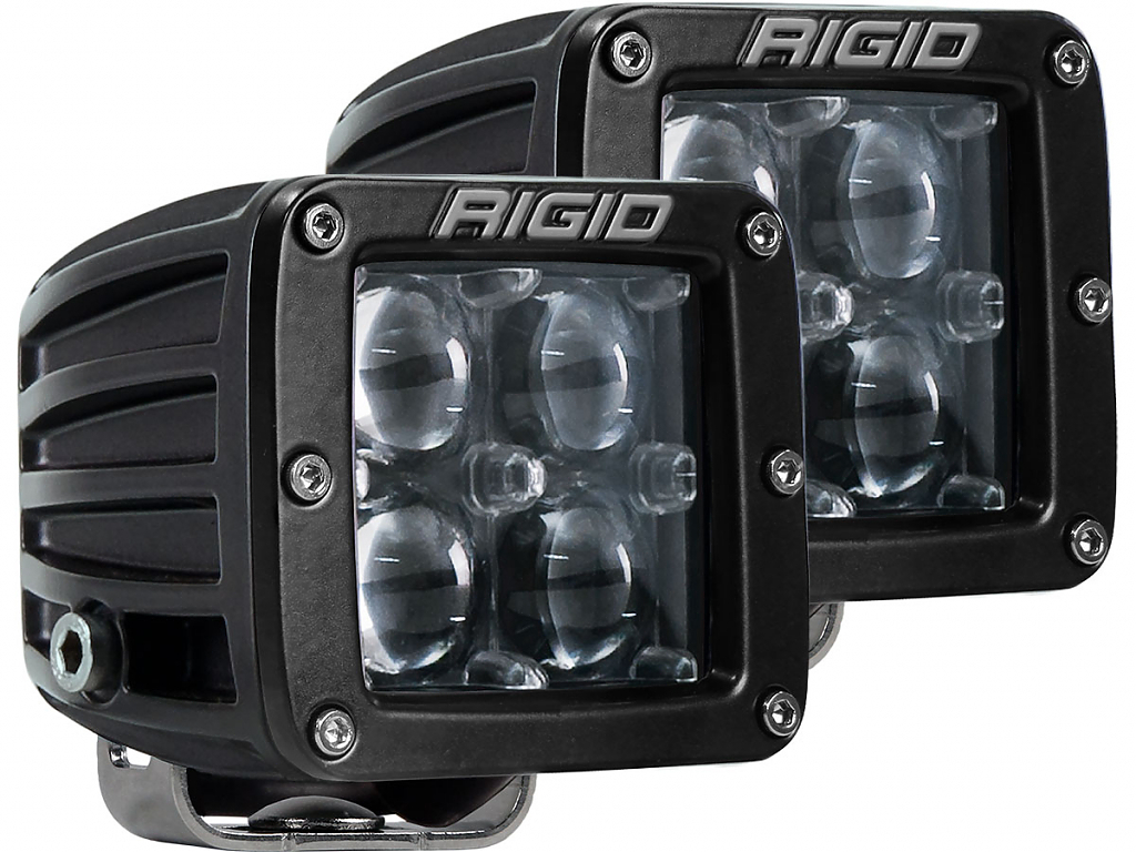 Светодиодные фары Rigid D-серия PRO (4 светодиода) - Сверхдальний свет (пара) Светодиодные фары Rigid D-серия PRO (4 светодиода) - Сверхдальний свет (пара)